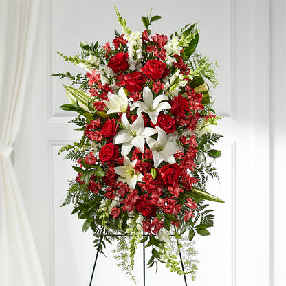 Everlasting Memory Standing Spray –  Bulldog Flowers, Athens GA