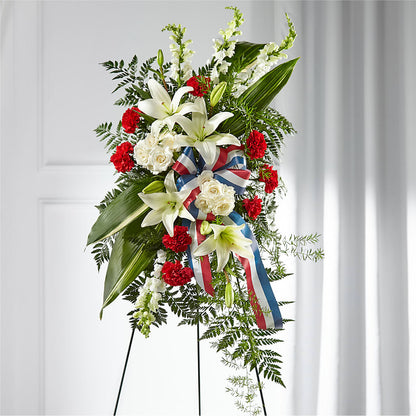 Stars of Life Standing Spray –  Bulldog Flowers, Athens GA