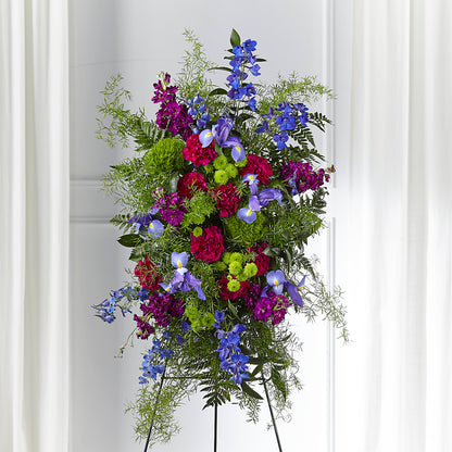 Heavenly Skies Standing Spray –  Bulldog Flowers, Athens GA