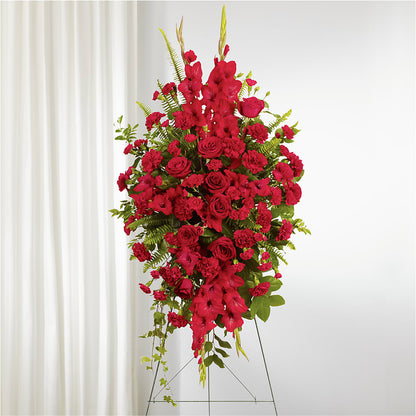 From the Heart Standing Spray –  Bulldog Flowers, Athens GA