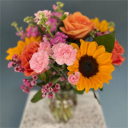 Yellow Brick Road Bouquet –  Bulldog Flowers, Athens GA
