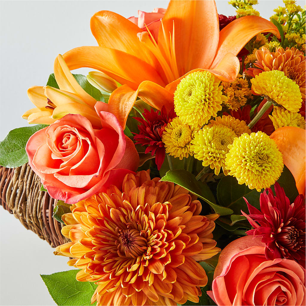 Bouquet of Blessings Cornucopia –  Bulldog Flowers, Athens GA