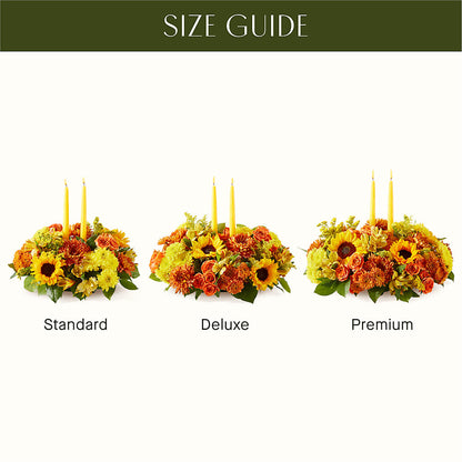 Autumn Harmony Centerpiece –  Bulldog Flowers, Athens GA
