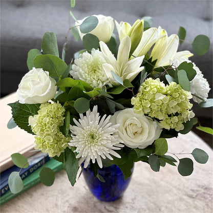 Snowy Dreams Bouquet –  Bulldog Flowers, Athens GA