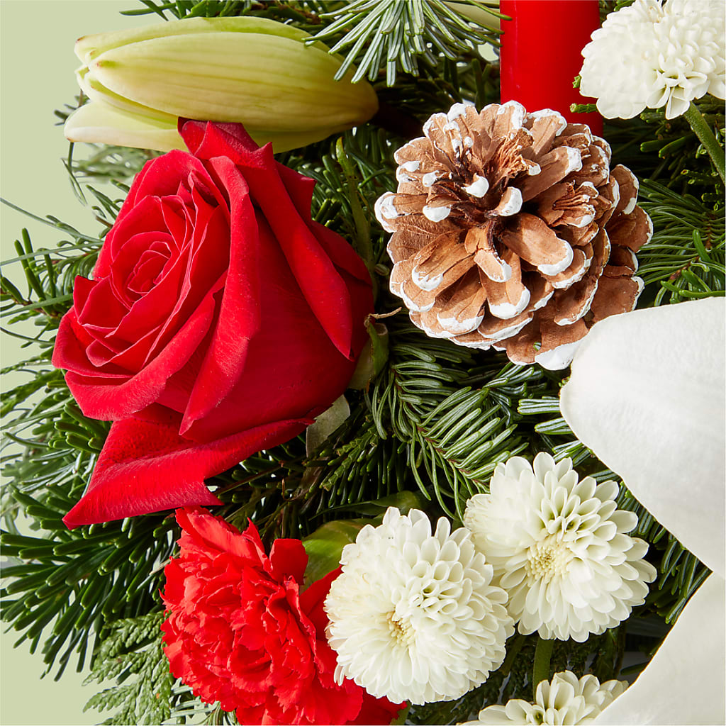 Seasonal Festivities Centerpiece –  Bulldog Flowers, Athens GA