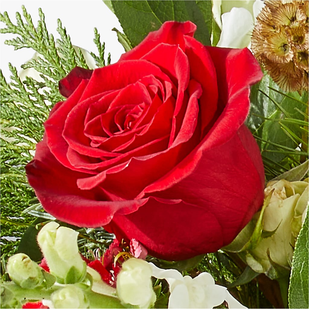 Deck the Halls Bouquet –  Bulldog Flowers, Athens GA