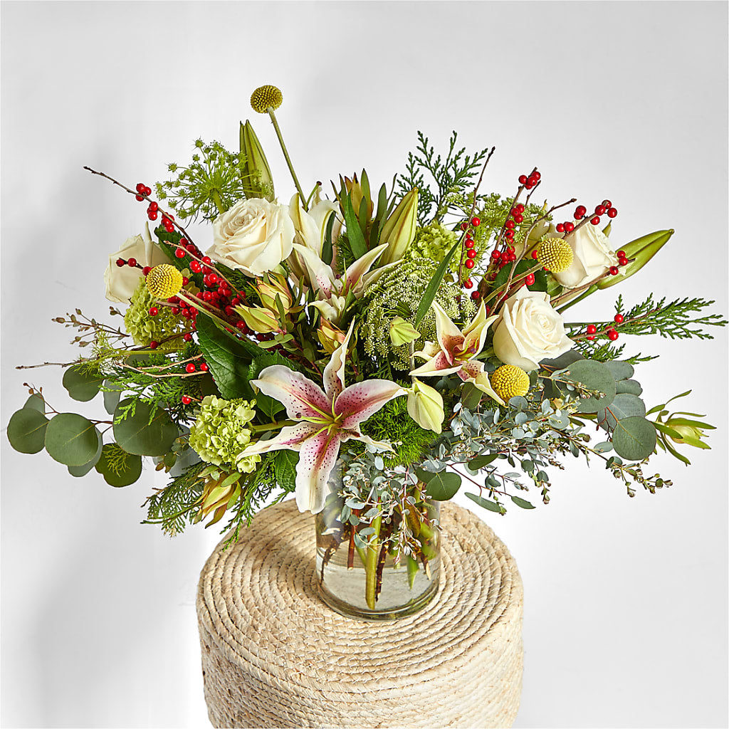 Berry & Bright Bouquet –  Bulldog Flowers, Athens GA