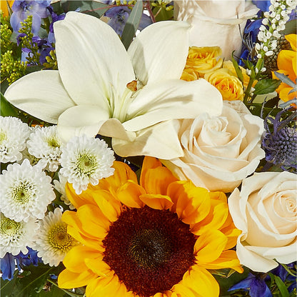 Wonderfully Sunny Bouquet –  Bulldog Flowers, Athens GA