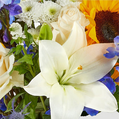 Wonderfully Sunny Bouquet –  Bulldog Flowers, Athens GA