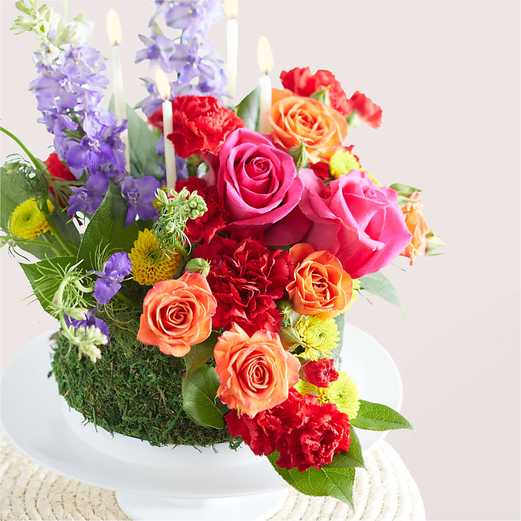 Best Year Yet Floral Cake –  Bulldog Flowers, Athens GA