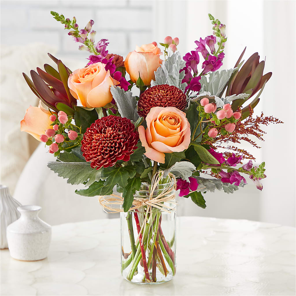 Moody Hues Bouquet –  Bulldog Flowers, Athens GA