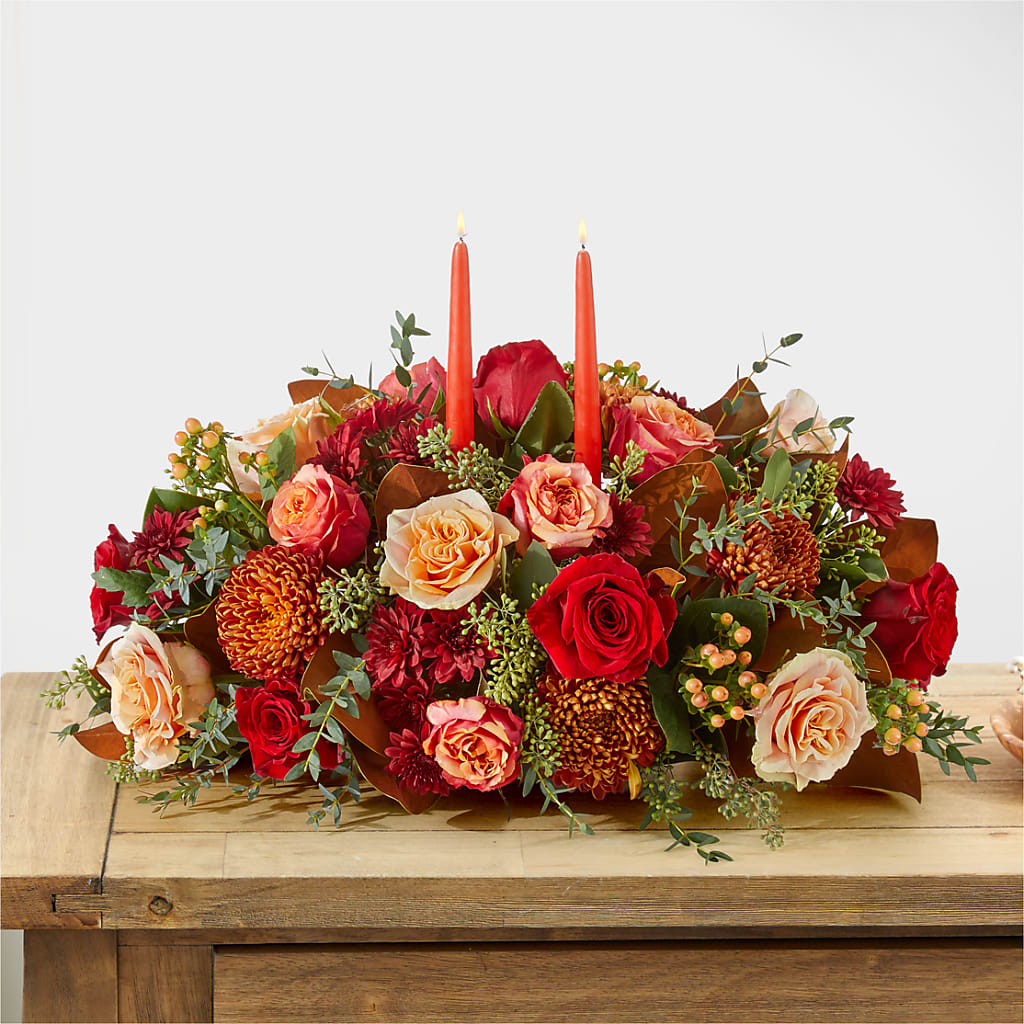 Gather Near Centerpiece –  Bulldog Flowers, Athens GA
