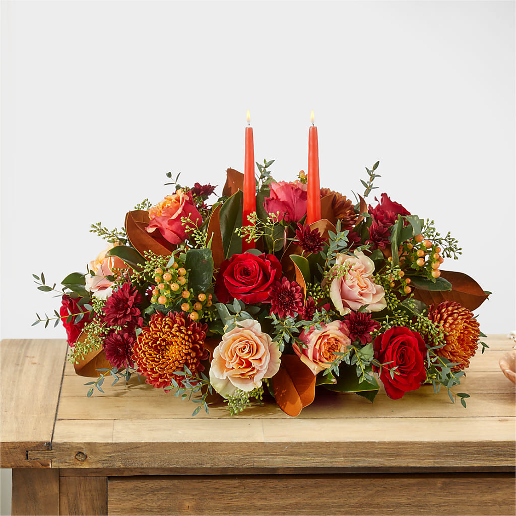 Gather Near Centerpiece –  Bulldog Flowers, Athens GA