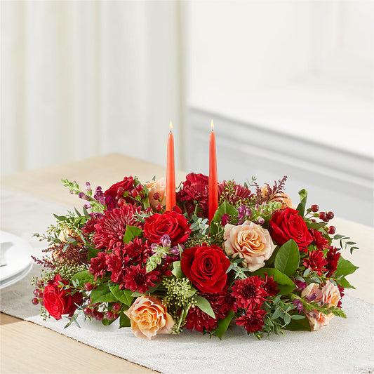 Most Thankful Centerpiece –  Bulldog Flowers, Athens GA