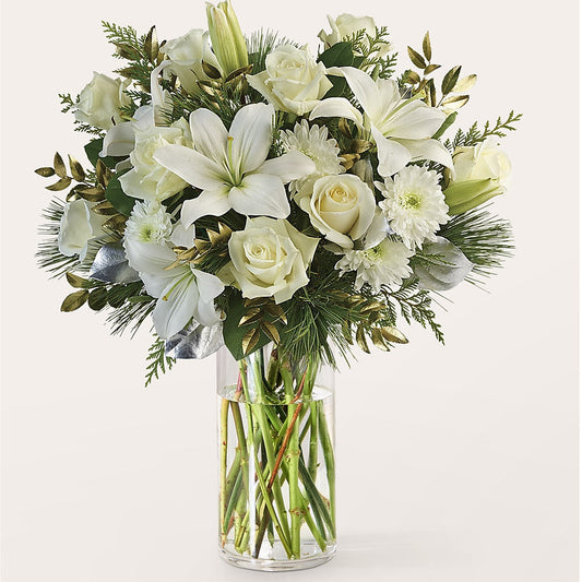 Wintry Mix Bouquet –  Bulldog Flowers, Athens GA