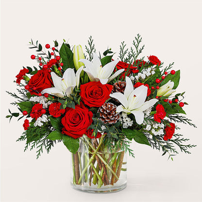Best in Snow Bouquet –  Bulldog Flowers, Athens GA
