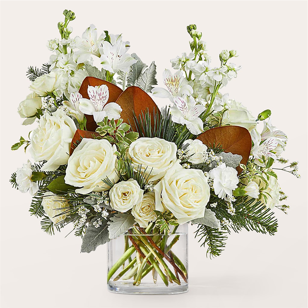 Fresh Snowfall Bouquet –  Bulldog Flowers, Athens GA