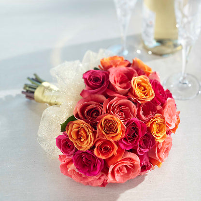 Sweet Roses Bouquet –  Bulldog Flowers, Athens GA