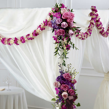 Color & Light Chuppah Decor –  Bulldog Flowers, Athens GA