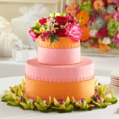 Sweet Citrus Cake Decor –  Bulldog Flowers, Athens GA