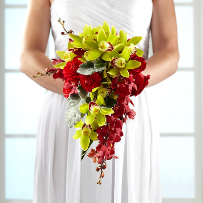 Elegant Orchid Bouquet –  Bulldog Flowers, Athens GA