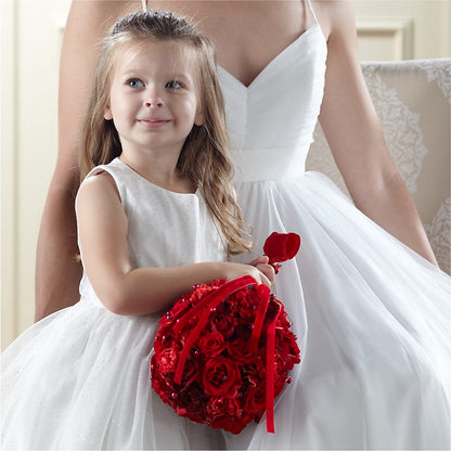 Pure at Heart Flower Girl Arrangement –  Bulldog Flowers, Athens GA