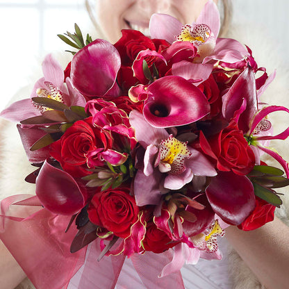 Heart of Hearts Bouquet –  Bulldog Flowers, Athens GA