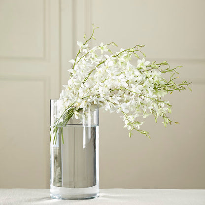 White Dendrobium Bouquet –  Bulldog Flowers, Athens GA